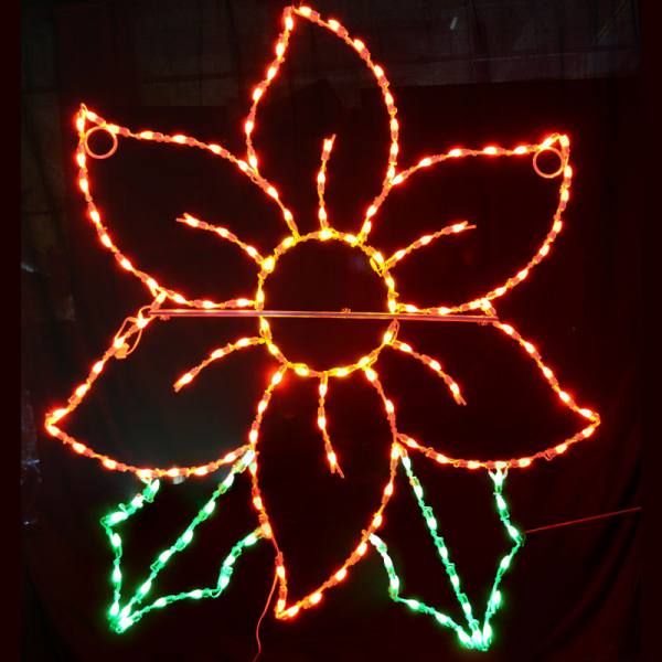 LED C7 POINSETTIA #LED-C7PT60